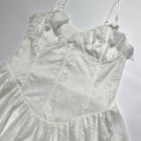 Women Spring Strap Lace Lace Sexy Dress