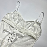 Women Spring Strap Lace Lace Sexy Dress