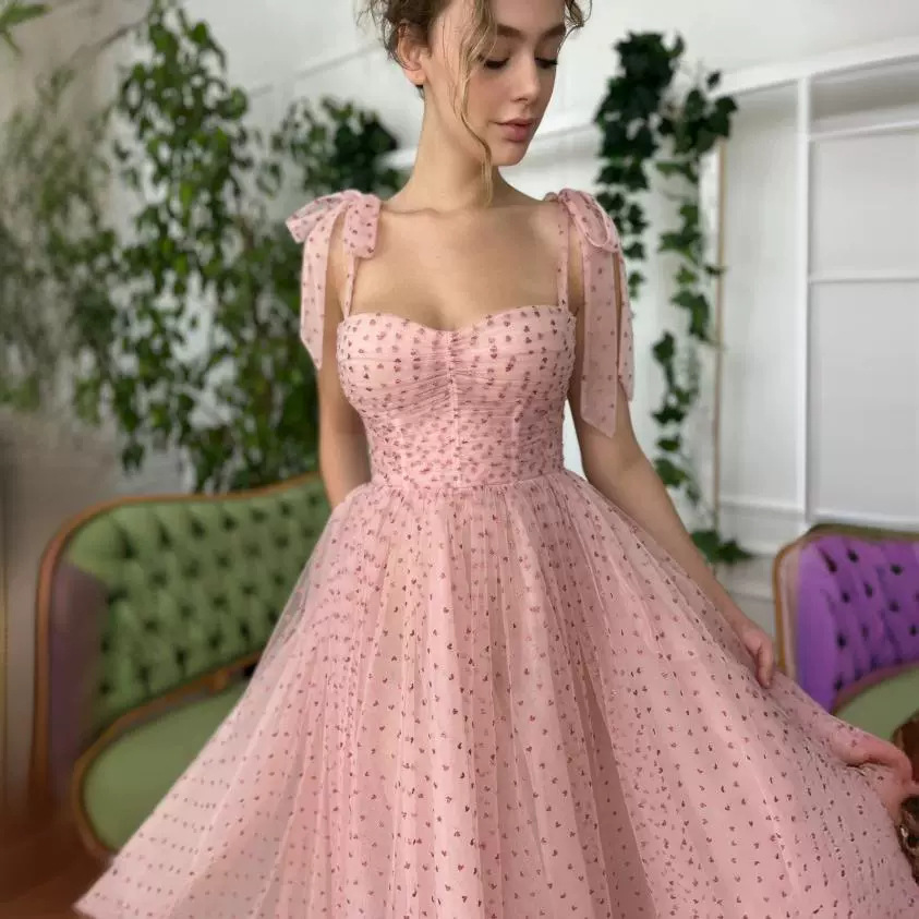 Women fairy puffy skirt formal party lace-up dress(process time 3-6 days)