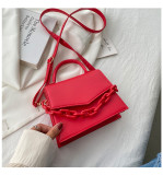Women Simple Handbag Candy Shoulder Crossbody Bag