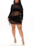 Plus Size Women Sexy Bodycon Dress