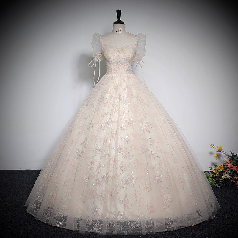 Women summer short-sleeved evening dress(process time 3-6 days)