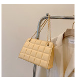 Women Retro Chain Solid Shoulder Bag