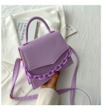 Women Simple Handbag Candy Shoulder Crossbody Bag