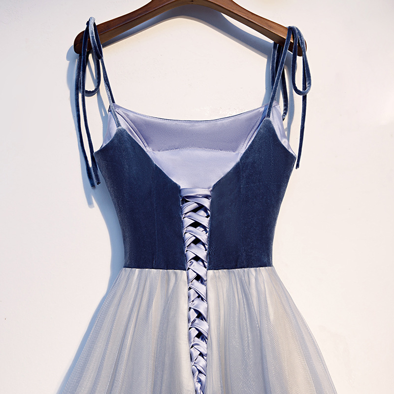 Chic Elegant Strap Bridesmaid Dress Formal Party Evening Dress(Process Time Need 5-7 Days)