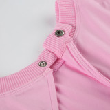 Women's Hollow Low Back Loose Sleeveless Casual Yoga Sports Jumpsuit