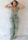 Hooded Sleeveless Pocket Casual Cargo Jumpsuit