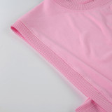 Women's Hollow Low Back Loose Sleeveless Casual Yoga Sports Jumpsuit