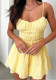 Women Strapless Solid suspender Dress pants