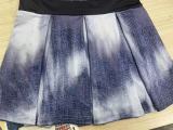 Summer Women tie-dye print Strapless Dress