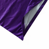 Women Summer Sexy Strapless Gradient Maxi Dress