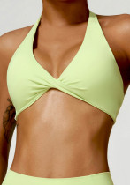 Breathable Halter Neck Tank Yoga Bra Tight Fitting Outdoor Sports Running Fitness Top Breathable Halter Neck Tank Yoga Bra Tight Fitting Outdoor Sports Running Fitness Top