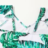 One-piece print children's swimsuit