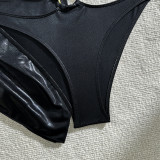 Women Hollow One-piece Swimwear Two-piece Set
