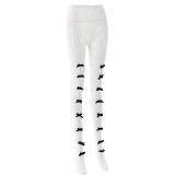 Women Solid Bow Basic Pants