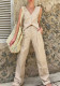 Women sleeveless vest Top and Pant Solid two-piece set