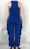 Fashion Women's Clothing Solid Color Tank Top Trousers Two-Piece Set