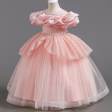 Puffy Tulle Princess Dress Trendy Flower Girl Dress