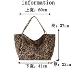 Single Shoulder Women's Bags Leopard Print Casual Shopping Bag Large Capacity Fashion Tote Bag