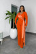Women Long Sleeve V-Neck Slim Jumpsuit