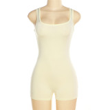 Women Off Shoulder Backless Casual Jumpsuit