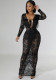 Summer Style Fashion Women's Sexy See Through Low Back Tassel Lace Dress