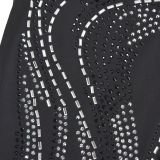 Women Sexy Beaded Dress Long