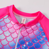 Girls' Long Sleeve One-Piece Swimsuit