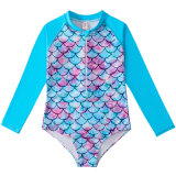 Girls' Long Sleeve One-Piece Swimsuit