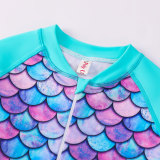 Girls' Long Sleeve One-Piece Swimsuit