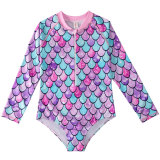 Girls' Long Sleeve One-Piece Swimsuit
