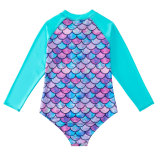 Girls' Long Sleeve One-Piece Swimsuit