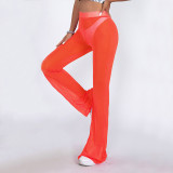 Sexy see through mesh pants