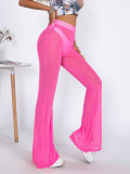 Sexy see through mesh pants