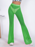 Sexy see through mesh pants