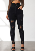 Women Ripped Denim Pants Women Ripped Denim Pants