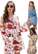 Women Summer Beach Casual Strap Dress