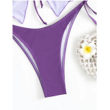 Women Bikini Butterfly Print Sexy Backless Two Pieces swimwear
