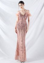 Luxury Sequins Plus Size Formal Party Evening Dress Luxury Sequins Plus Size Formal Party Evening Dress