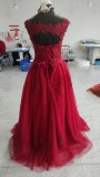 Bride Princess Fantasy Chic V-Neck Puffy Wedding Dress（Processing time need 3-6 days）
