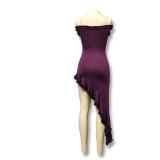 Women's Spring Fashion Off Shoulder Slim Sexy Party Dress