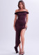 Women's Spring Fashion Off Shoulder Slim Sexy Party Dress