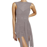 Women sexy mesh dress