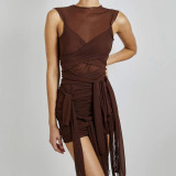 Women sexy mesh dress