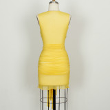 Women sexy mesh dress