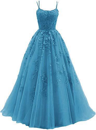 Women summer lace applique party dance evening dress(processing time 4-5 days)