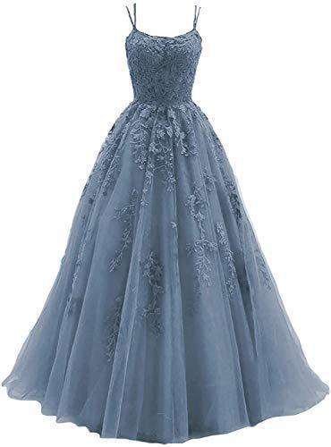 Women summer lace applique party dance evening dress(processing time 4-5 days)