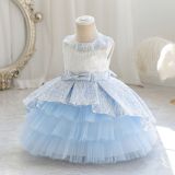 Girls Lace Cake Princess Dress