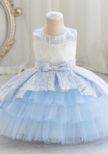 Girls Lace Cake Princess Dress