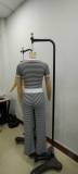 Casual Short Sleeve Striped Two-Piece Pants Set